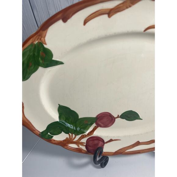 Vintage Franciscan Apple USA 12" x 8" Oval Serving Platter - Picture 4 of 9